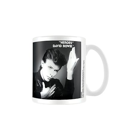 David Bowie Heroes Mug En Storlek Svart/Vit/Grå
