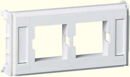 Schneider Electric 5971712 Monteringsbrikke 2 koblinger, sentral dekkplate, Datamaskin & surfing