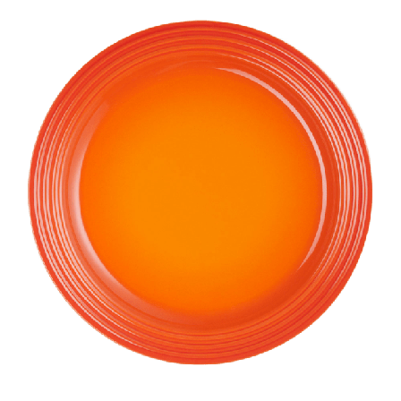 Le Creuset Middagstallrik Signature stengods 27 cm Volcanic Serveringstillbehör Unisex Röd