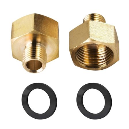 Par Gas Adapter 1/2 ' ' Hun X 1/4 ' ' Han Gevind til Gas