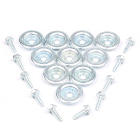 UTV Skid Plate Washer Bolt för Polaris Ranger RZR 500 570 700 800 900 1000 Silver (En Styck)