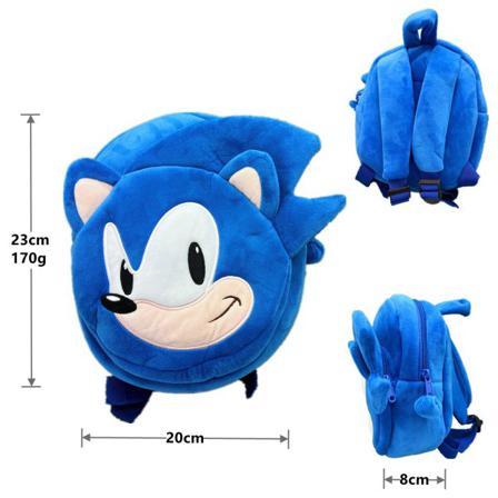 23CM Sonic Sonic Ryggsäck - Plysch Leksaker