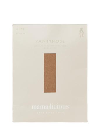 Mlsabrina Support Pantyhose 30Den 2-P Brown Mamalicious