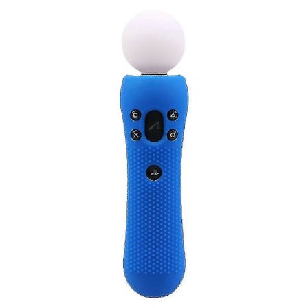 1 stk. for Playstation Ps Vr Move Motion Controller Sklisikkert Silikongummi Beskyttelsesdeksel Svart Blå Rød Jp Guanguan_Super Gave