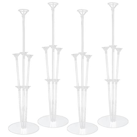 Ilmapalloteline, Funvce 4 kpl 28 tuuman pöytäilmapallotelinepaketti W