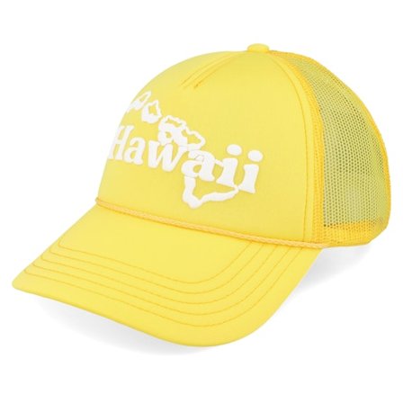 American Needle - Gul trucker Caps - Hawaii Foamy Valin Yellow Gold Trucker @ Hatstore
