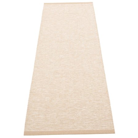 Pappelina Sam gulvtæppe 225x70 cm, beige/vanilla | KitchenOne