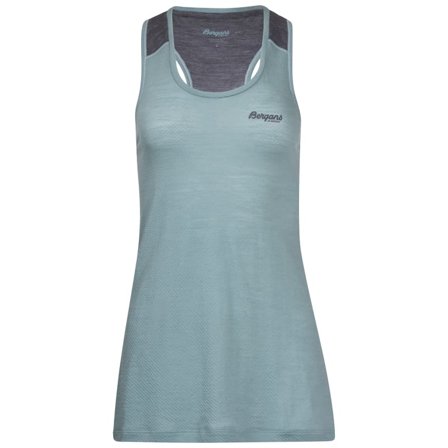 Bergans Fløyen Wool Women's Tanktop Women short-sleeved sweaters Green XS