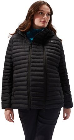 Berghaus W's Nula Maternity 2in1 Hooded Jacket Black-Black