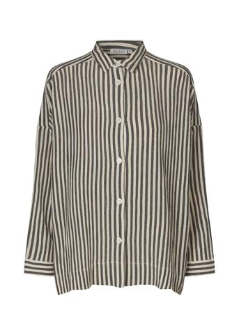 Mailze Tops Shirts Long-sleeved Black Masai