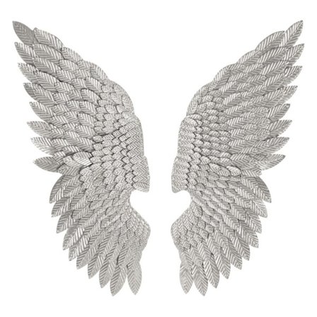 Vægpanel Ali Beauty Sølv Sæt 2 Stk. Cm 37,5X3X100