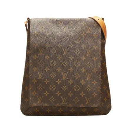 Louis Vuitton Vintage, Pre-owned Canvas louis-vuitton-bags Bruin, Dames, Maat:ONE Size
