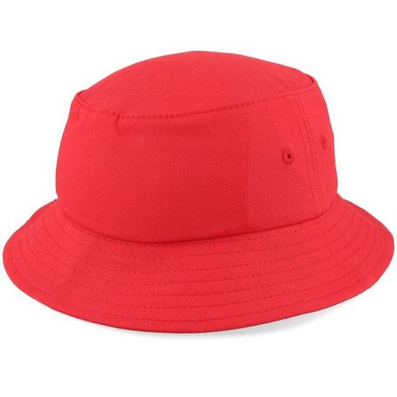 Flexfit - Röd bucket Hatt - Kids Red Bucket @ Hatstore