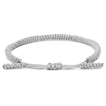 Whit Gråt Lucky Knot Armbånd til mænd - Snorarmbånd