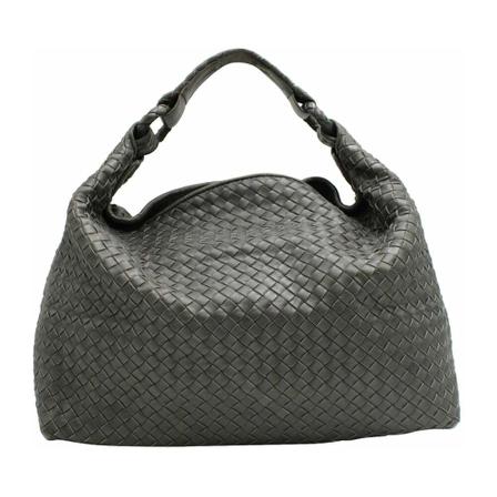 Bottega Veneta Vintage, Pre-owned Shoulder Bags Grijs, Dames, Maat:ONE Size,suede