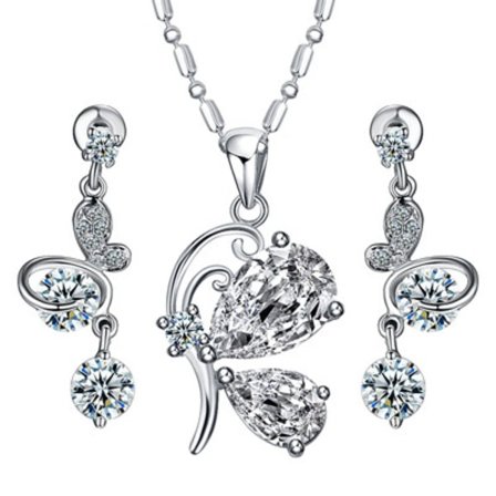 18K Guldfyllda Guld Filled gulddoublé SET CZ