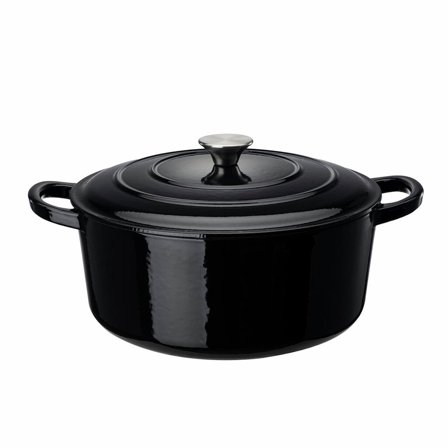 Sabor Basic Støpejernsgryte Sort 6,5L