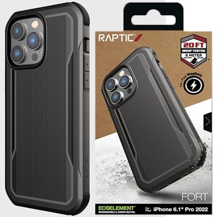 RAPTIC X-DORIA CASE CASE COVER TIL IPHONE 14 PRO SORT