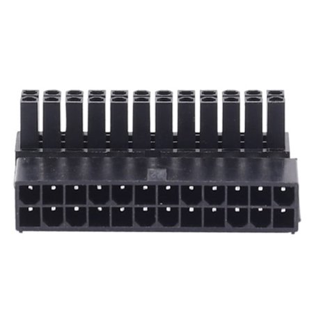 ATX 24Pin 90 graders 24-pin til 24pin Power Plug Adapter Mainboar