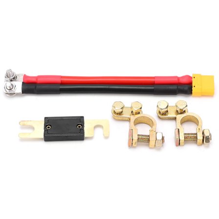 Bilbatterianslutningssats XT90 förlängningssladd punktsvets batteri installationstillbehör