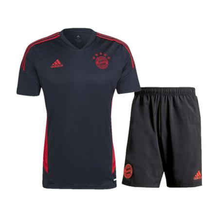 Adidas, Bayern München Trainingsset Senior Zwart 2022/2023 Zwart, Heren, Maat:XS