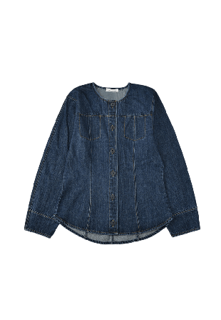 Carin Wester Kraglös jeansskjorta LIVORNO Överdelar Blå 44