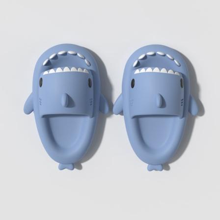 Shark Slippers Sommer Par tyk sål Indendørs Anti-Slip sandaler - Perfet blue 40/41