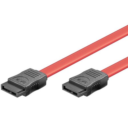 Goobay SATA kabel ½ meter RØD