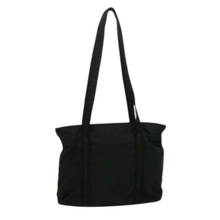 Prada Vintage, Pre -owned Nylon Tote Zwart, Dames, Maat:ONE Size
