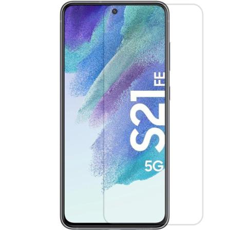 2-pack Samsung Galaxy S21 Fe Härdat Glas Skärmskydd 0,3mm Transparent