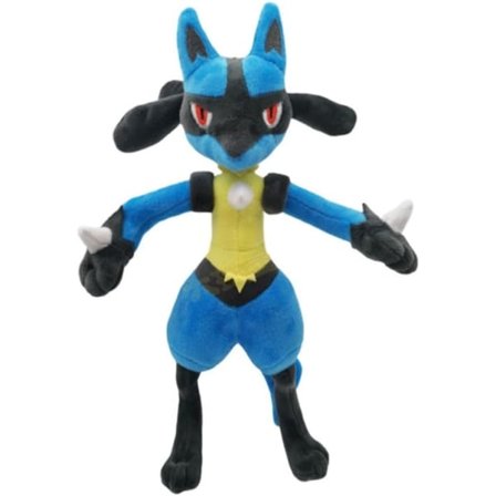 12 tuumanen suuri Lucario-pehmolelu - Pehmoeläin Pehmolelu, Pehmolelulahja lapsille