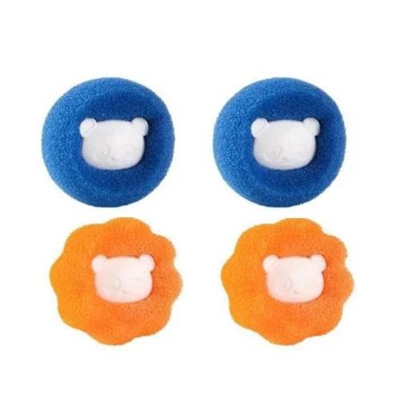 Stykker Svamp Vasketøjsbold Fnullerfjerner til Tøj Vaskemaskine Rengøringsbold Kattehårfjerner