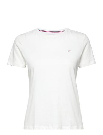 Tjw Soft Jersey Tee T-shirt Top Hvid Tommy Jeans