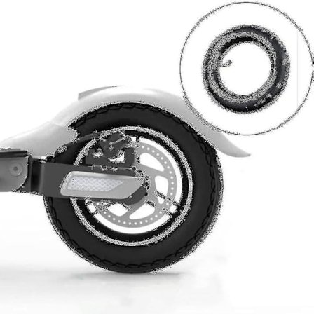 2 st Inner Tube Universal 10x2.5/10x2.75 Tube Innertube Med Böjd Ventil 45 Graders Ventil För 10 Tum