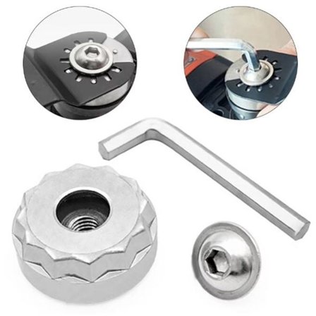 Sopii, Starlock-työkalumuunnin, Sopii Star Lock -järjestelmän sähkötyökalun värähtelevän sahanterän adapteriin, helppo asentaa, käsityökalut, 1 sarja