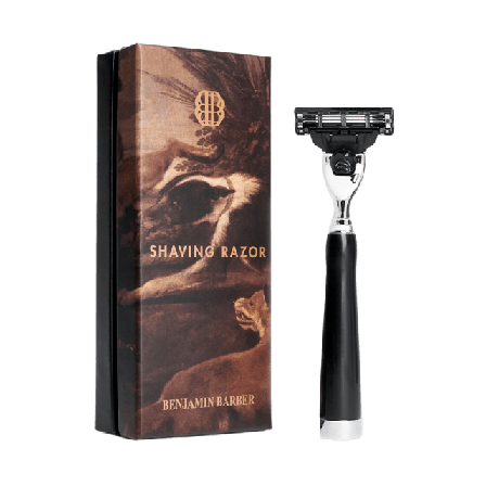 Benjamin Barber Classic Shaving Razor Mach3 Ebony Rakning ONESIZE