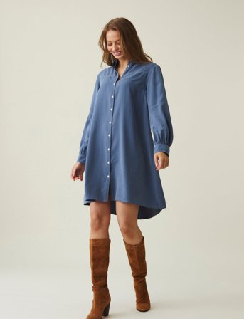 Lexington Clothing Sierra Dress - Blue - XS