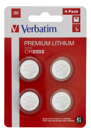 Verbatim batteri - 4 x CR2032 - Li