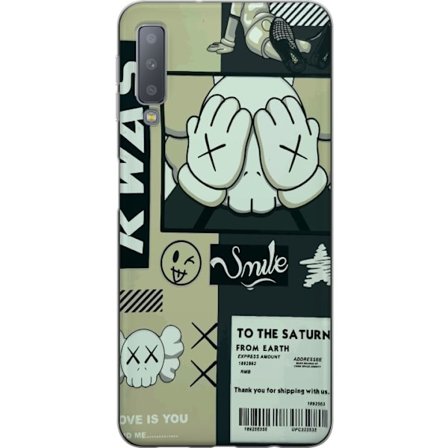 Kompatibelt Mobilskal till Samsung Samsung Galaxy A7 (2018) Smile XXX