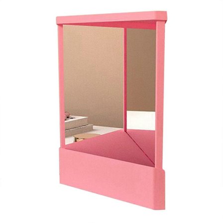 Kääntelemätön Peili Todellinen Kuva Heijastus Vakaa Pohja Peili Lahja Yhteensopiva Naisten Kanssa Pinkki