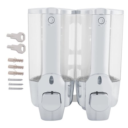 350 / 700 ml Væghængt Skum Sæbe Lotion Dispenser (Dobbelt Udløb 700 ml)