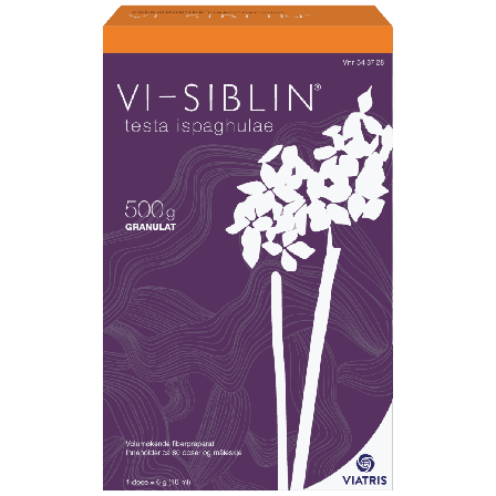 Vi-Siblin granulat 610mg/g ca 80 doser og måleskje, 500g