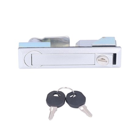 RV Dørhåndtag Lås Sikkerhedslås 2 Nøgler Krombelagt Zinklegering til Autocamper Yacht