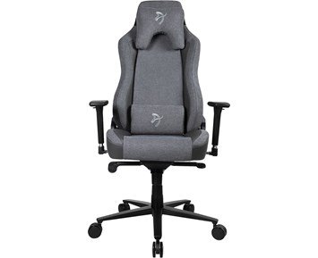 Arozzi Vernazza Signature Vento Ash - Kvalitativ, justerbar gamingstol i mjukt tyg & PU-läder