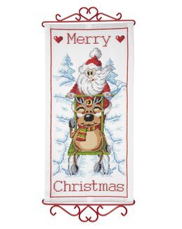 Broderipakke Veggteppe Full fart - Svarta Fåret