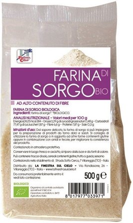 La Finestra Sul Cielo Farina Di Sorgo Bio 500g