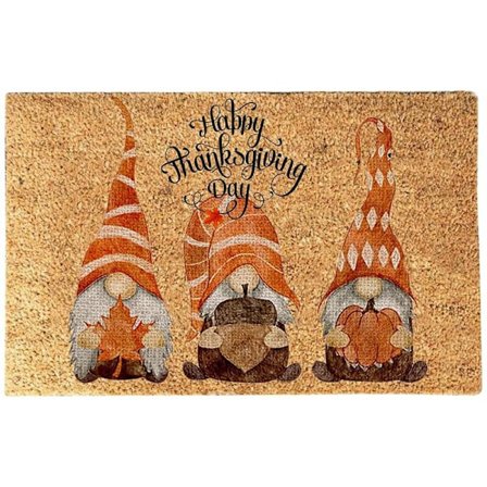 Thanksgiving dörrmatta höst dörrmatta pumpa golvmatta ytterdörr golvmatta dekoration 40X60Cm D