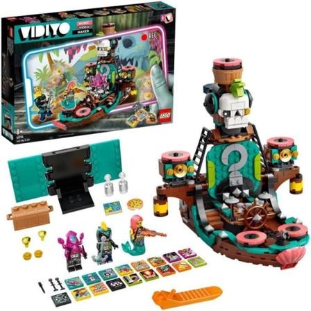LEGO 43114 VIDIYO Punk Piratskepp BeatBox Music Video Maker - Musical Toy and Augmented Reality App för barn Gul