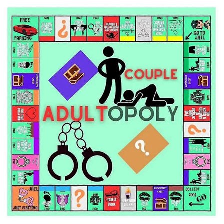 Adultopoly Brädspel för Par Adultopoly Dejtkvällsspel Roligt Interaktivt Relationskortspel Konversationskort för Par