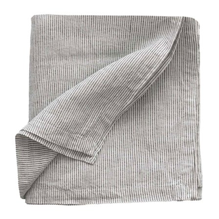 Tell me more Bordsduk i linne 145x145 cm, pinstripe | Inredning > Textil > Duk | Bagaren och Kocken